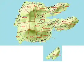 Tonoas districts
