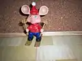 Topo Gigio en skieur