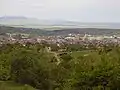 Vue de Topolovgrad depuis le massif du Sakar