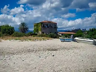 Vue de la plage.