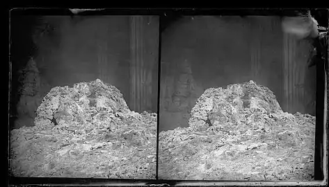 Intérieur des Cordeliers après l’incendie, par Eugène Trutat (1871, Archives municipales).