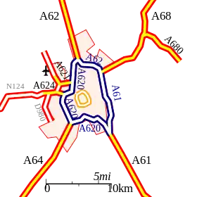 Carte de la route.