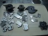 Différents outils et porte-outils