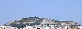 Vue de la partie sud des Tourkovoúnia depuis la colline Filopappou.