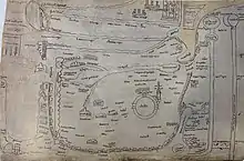 Une carte détaillée de la Palestine du 4e&nbsp;siècle