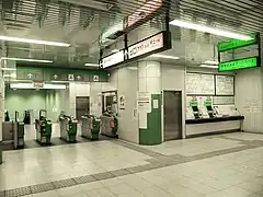 Ligne de contrôle.