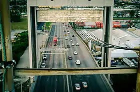 Trafic sur le pont Danziger en 2012.