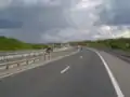 L'autoroute Trakia près du village de Vakarel