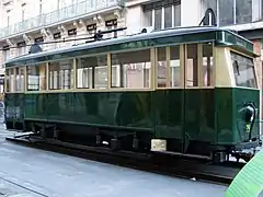Motrice Jeumont no&nbsp;79, en service de 1947 à 1957, préservée par l'AMTUIR.