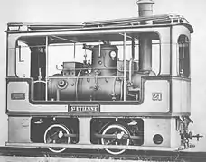 Locomotive type 020 du tramway de Saint-Étienne.