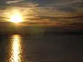 Le promontoire de Piombino vu de Follonica