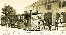 Locomotive 030T de la Société genevoise des chemins de fer à voie étroite (VE).