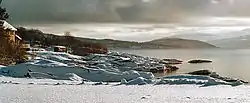 Vue du Tranøyfjorden près de Finnsnes