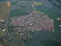 Vue aérienne, 3 juillet 2018