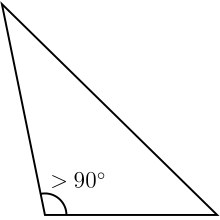 triangle obtusangle