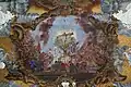 Fresque de l'église Saint-Paulin de Trèves représentant le Triomphe de la Croix