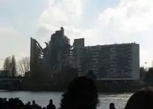 Pendant l'explosion