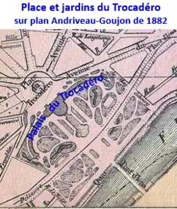 Le Trocadéro en 1882.