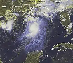 Bonnie s'approchant de la Floride