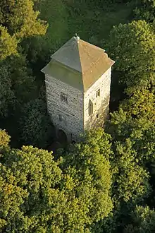 Vue aérienne.