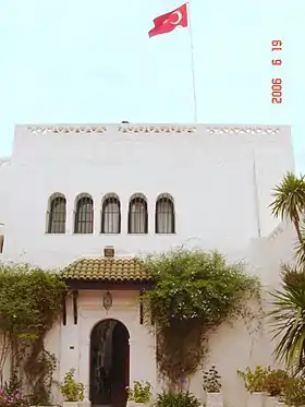 Vue de la mission diplomatique