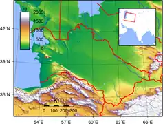 Topographie.