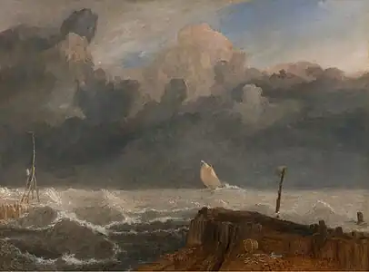Port Ruysdael, Joseph Mallord William Turner, 1826-1827.