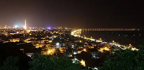 Tuy Hòa de nuit.