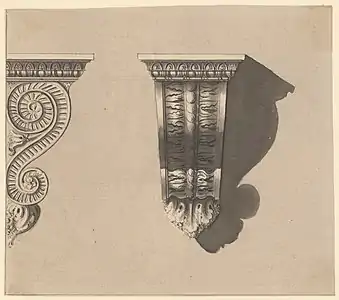 Deux vues d'un support.