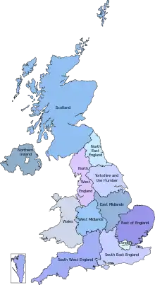 Circonscriptions britanniques aux élections européennes