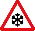 Verglas ou congères de neige