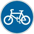 Piste cyclable obligatoire