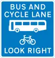 Traversée de voie de bus cyclable