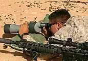 Les marquages visibles du Mk 12 Mod 1.