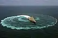 L'USS Independance (LCS-2) effectuant un demi-tour rapide.