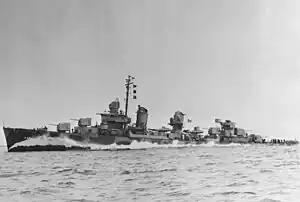 illustration de USS Nicholas (DD-449)