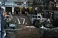 AAV-7 dans le radier inondable de l’USS San Antonio en mars 2008