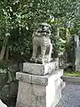Lion gardien de temple