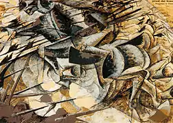 La Charge des lanciers, 1915, Museo del Novecento, Milan