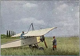 Vue de l'avion.