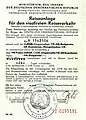 Le « visa hongrois », avec lequel de nombreux citoyens de la RDA se sont rendus en Hongrie à l'été 1989, pour ensuite émigrer en République fédérale d'Allemagne via l'Autriche.