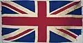 Drapeau hissé par le HMS&nbsp;Marlborough lors de la bataille du Jutland. (National Maritime Museum)