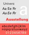 Univers, conçue en 1953, publiée en 1957.