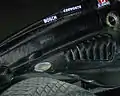 Partie arrière de la carrosserie d'une voiture de Champ Car.