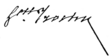 Signature de Louis-Jules Trochu