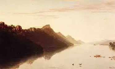 John Frederick Kensett: Upper Mississippi, (1855)
