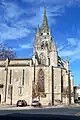 La collégiale, vue du sud-est (nov.&nbsp;2011)