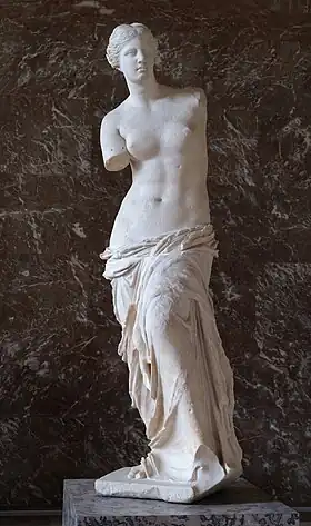Vénus de Milo(après la restauration achevée en 2010).