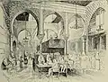 Synagogue à Alger, 1901.