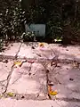 Ancienne "Via Augusta" dans le jardin du musée Bicknell